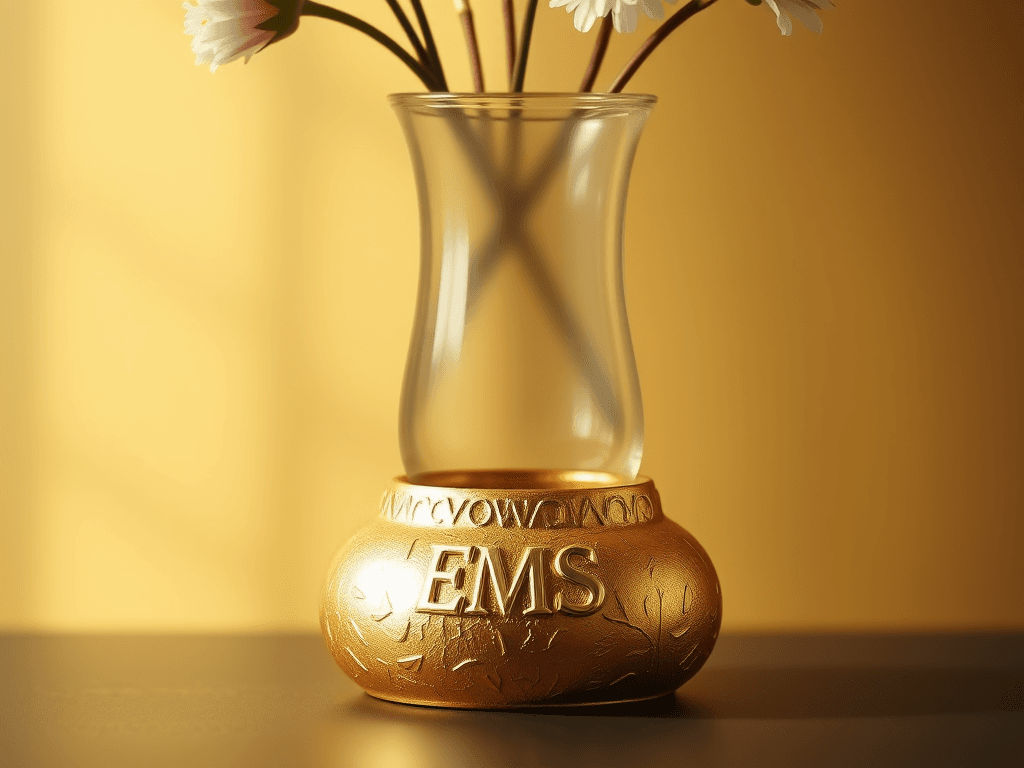 Golden vase